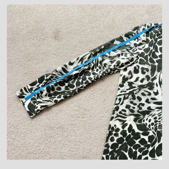 NWT Diane Von Furstenberg Shirt Dress Button Front Belted Long Sleeve Silk Sz 10 - Picture 10 of 16